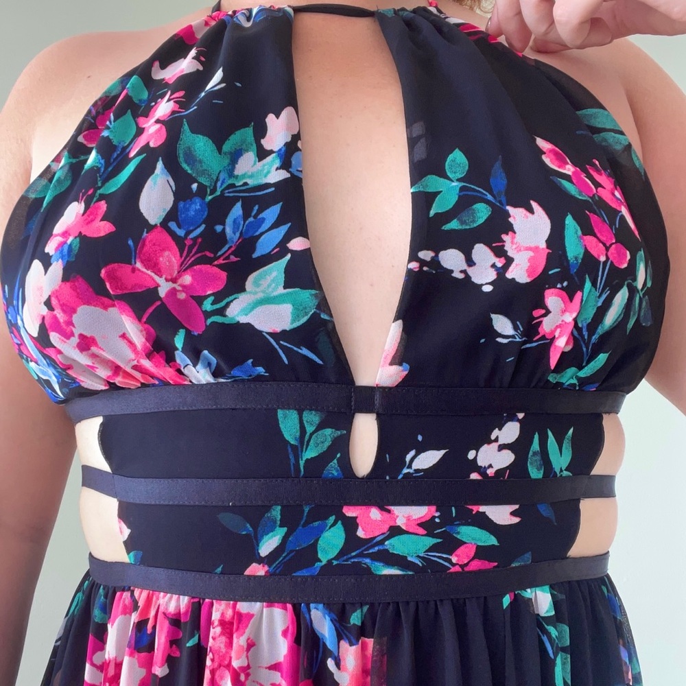 Express Floral Maxi Dress
